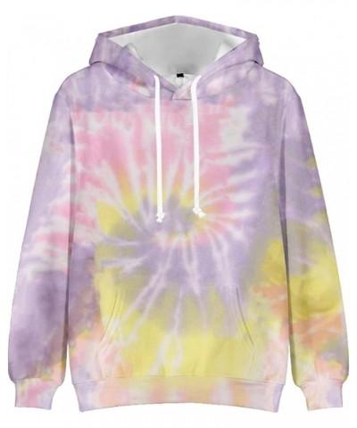 Women Plus Size Ombre Tie Dye Hoodie Top Irregular Graphic Oversized Hooded Sweatshirt Fall Loose Long Sleeve Casual Pullover...