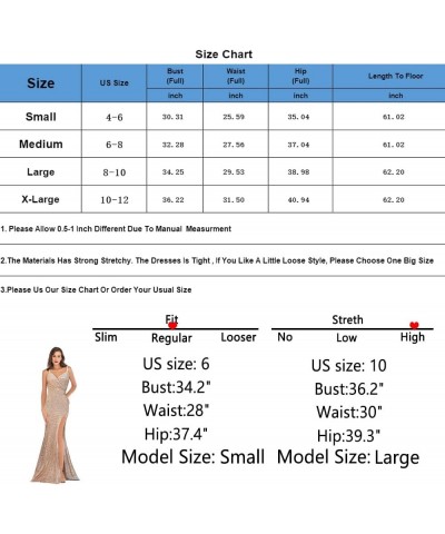 Prom Dress for Women Sphagetti Strap Sequin Party Dress Sexy Split Women's V-Neck Formal Maxi Dresses Summer Navy Blue $35.10...