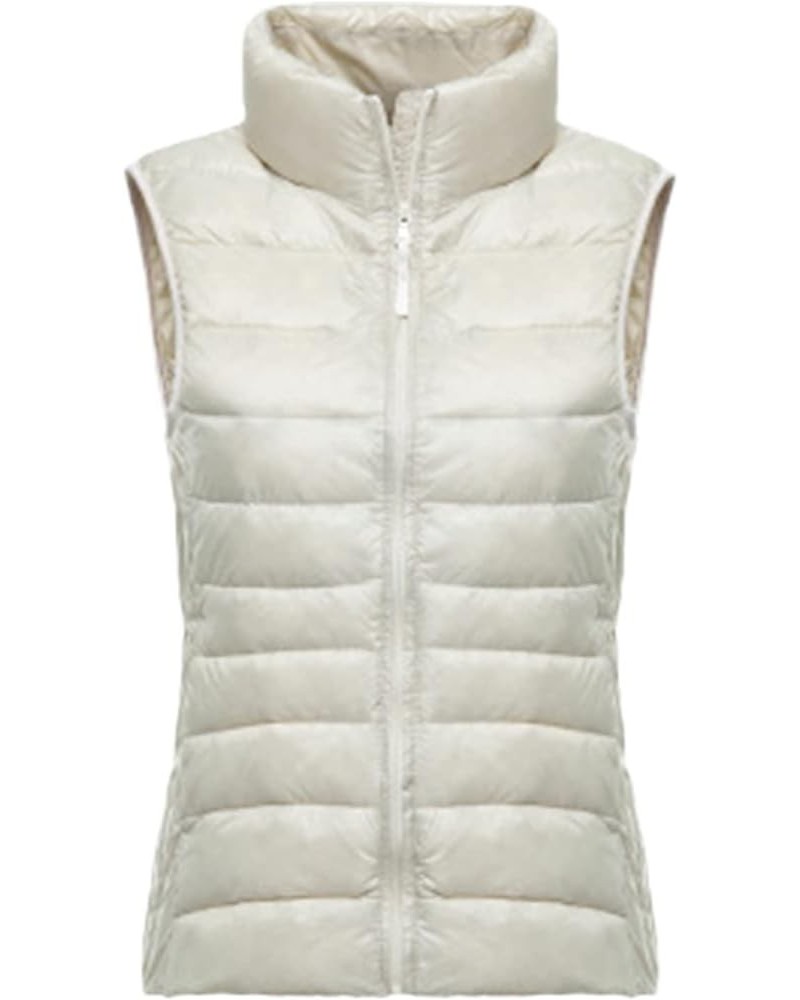 Women Sleeveless Puffer Jacket Bubble Vest for Women Plus Women's Quilted Puffer Vest Vintage Puffer Vest Women White $11.97 ...