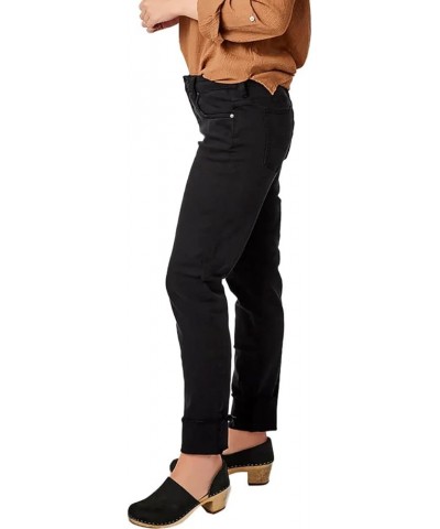 Women's Carson 5 Pkt Boyfriend Black $27.99 Jeans