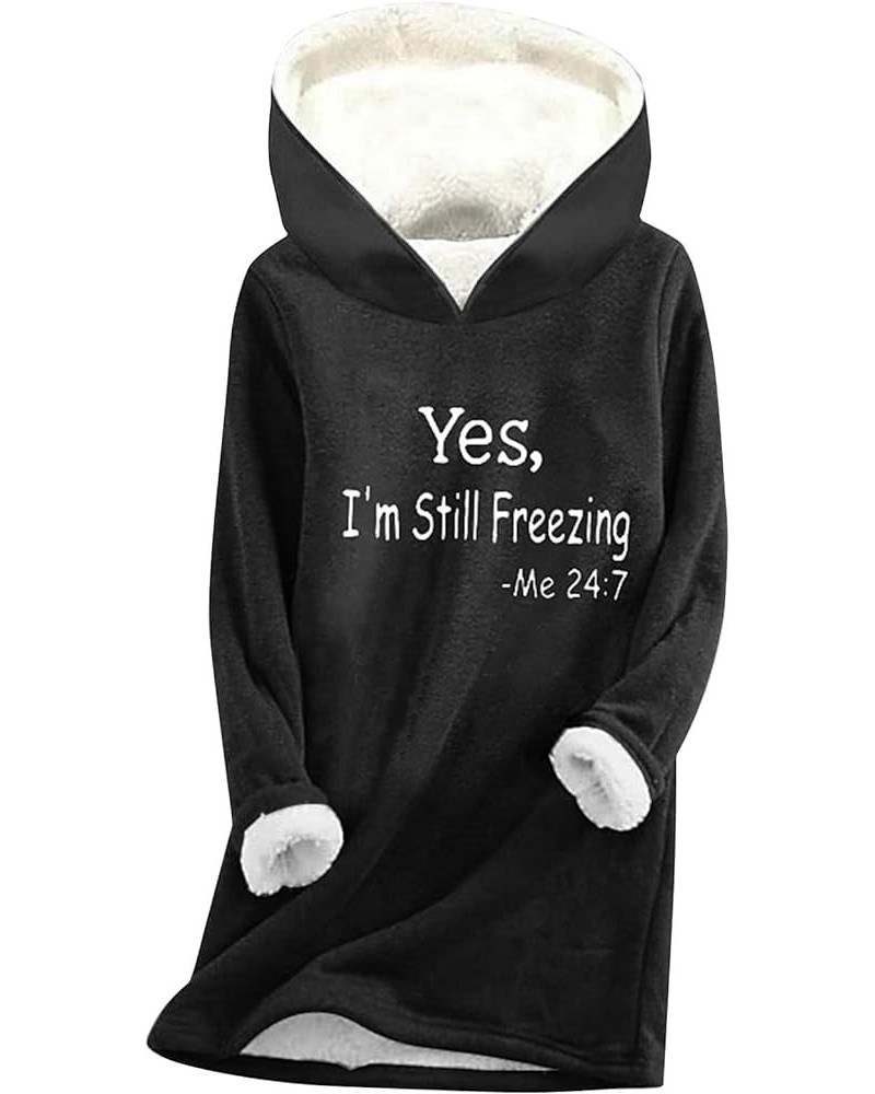 Fleece Sweatshirts for Women Winter Warm Sherpa Lined Shirts Fuzzy Pullover Top Soft Crewneck Blouse Thermal Underwear E01 El...