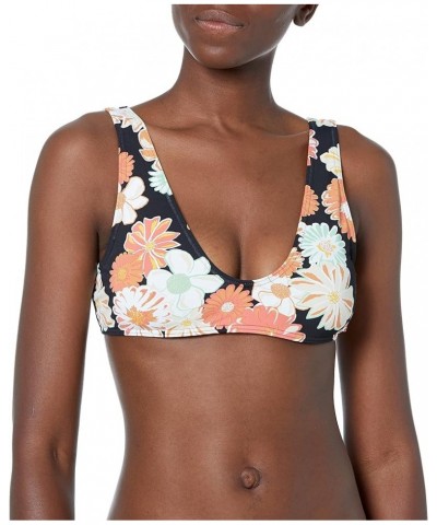 Women's Standard Beach Classics Bralette Bikini Top Anthracite Boogie Chillen $14.63 Swimsuits