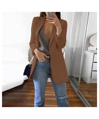 Blazers for Women Business Casual Plus Size Suit Jackets Long Sleeve Work Office Blazer Open Front Cardigans Outwear Womens B...