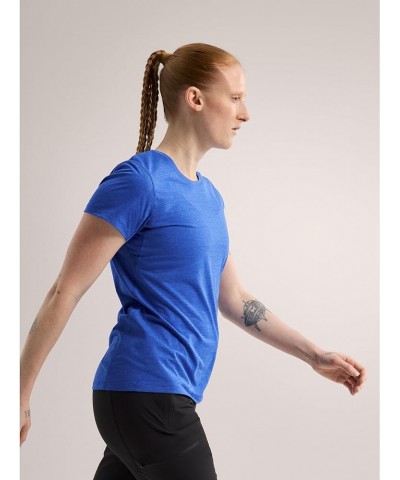 Taema Crew Neck Shirt SS Women's | High-Performance Wicking Top - Redesign Vitality Ii XX-Small $41.25 Activewear