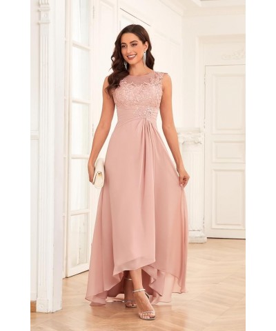 Tea Length Mother of The Bride Dresses for Wedding Lace Appliques Formal Dresses Evening Gowns Grey $49.39 Dresses