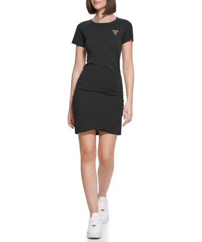 Women's Stretchy T-Shirt Dress Black $38.63 T-Shirts