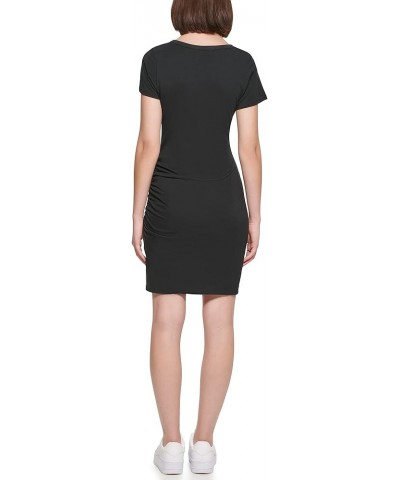 Women's Stretchy T-Shirt Dress Black $38.63 T-Shirts