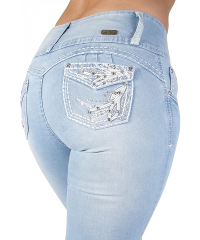 The Sexy Flare Bootleg Ripped Premium Bootcut Women Jeans Washed Light Blue (3612) $27.53 Jeans