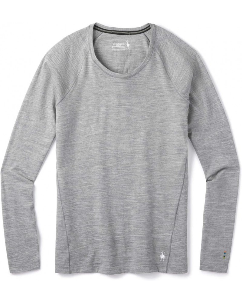 Women's Merino 150 Baselayer Long Sleeve Large Light Gray Heather $37.95 Activewear