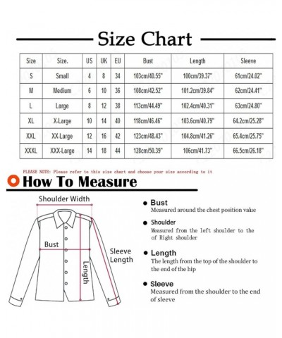 Long Winter Coats For Women 2023 Fashion Casual Fluffy Fleece Open Front Lapel Jacket Cozy Solid Shearling Shaggy Cardigan A0...