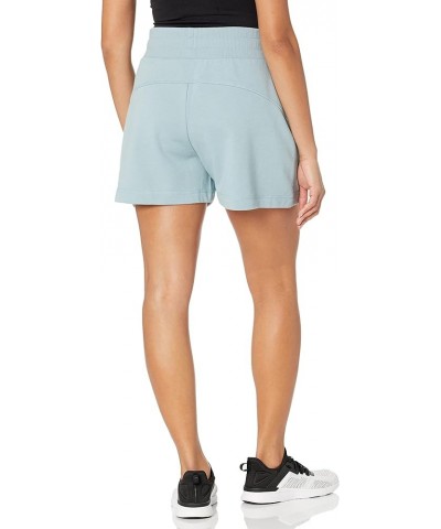 Women's Revive High Waist Lounge Sweat Shorts Vapour Blue $18.24 Activewear