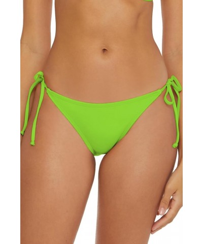 Kira - Women's Side Tie Bikini Bottom with Cheeky Coverage, Sexy Swimwear Separates for Women Lime $13.95 Swimsuits