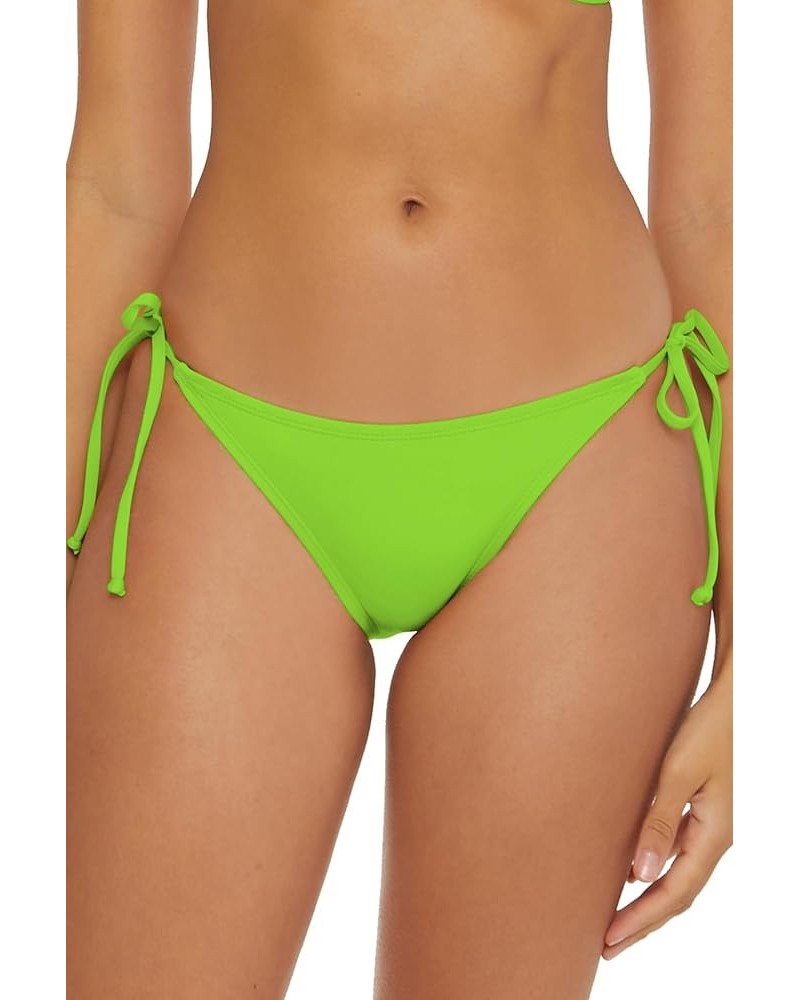 Kira - Women's Side Tie Bikini Bottom with Cheeky Coverage, Sexy Swimwear Separates for Women Lime $13.95 Swimsuits