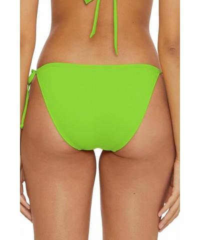 Kira - Women's Side Tie Bikini Bottom with Cheeky Coverage, Sexy Swimwear Separates for Women Lime $13.95 Swimsuits