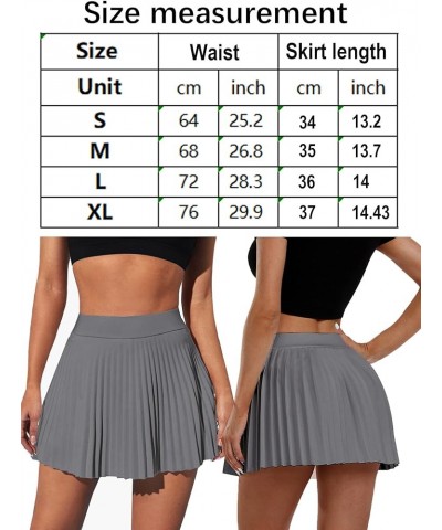 Women's Pleated Skirt Sexy Mini Skirt for Women Lingerie Skirt Elastic Waist Y2K Short Skirts Light Grey $9.60 Others