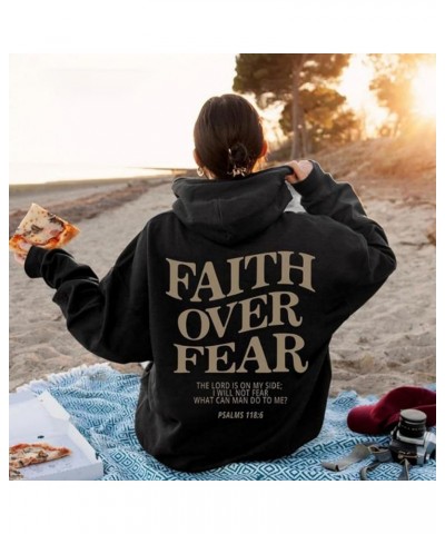 Trust In The Lord Christian Graphic Hoodies Trendy Shape Printed Fall Outfit With Pocket Oversize Fall Winter Fashion 2023 Zz...