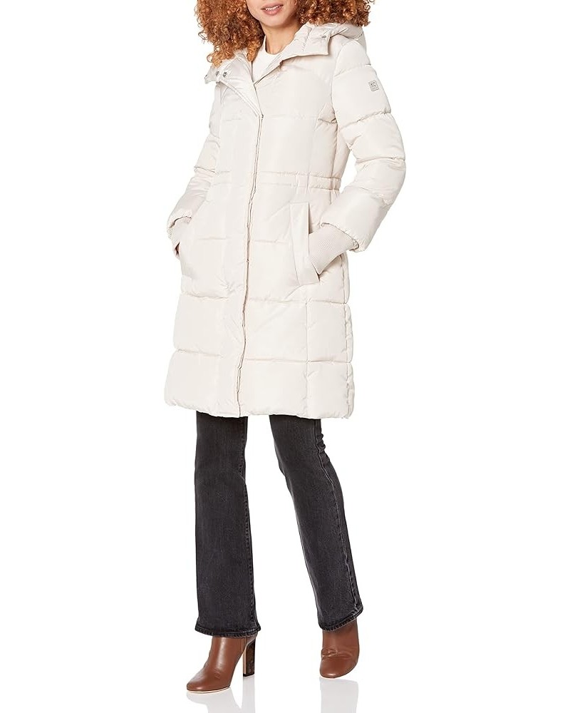 Women's Faux Memory Anork with Hidden Drawcord Puffer Birch $53.45 Jackets