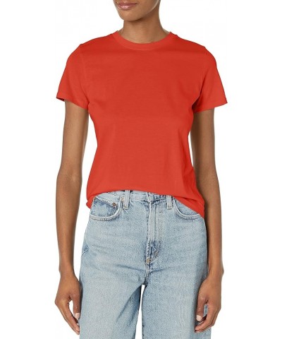 Women's Essential Crew Tee Vermillion $20.81 Others