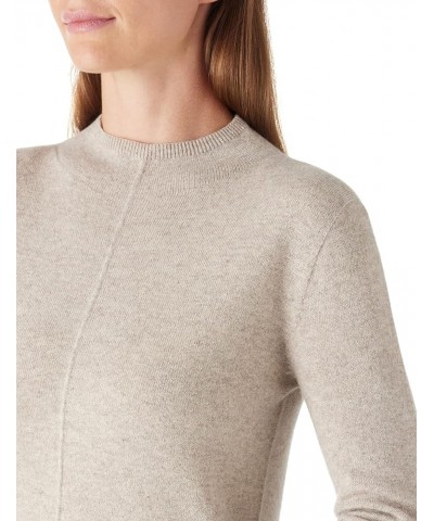 Woman's Merino Wool Sweater Women Crewneck Long Sleeve Pullover Light Brown $35.16 Sweaters